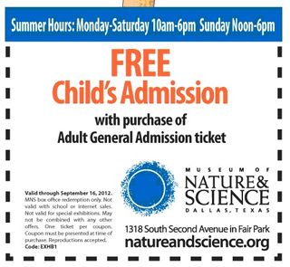 Museum Coupon